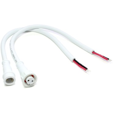 Разъем герметичный с проводом 2х0.3мм на 2 контакта IP68